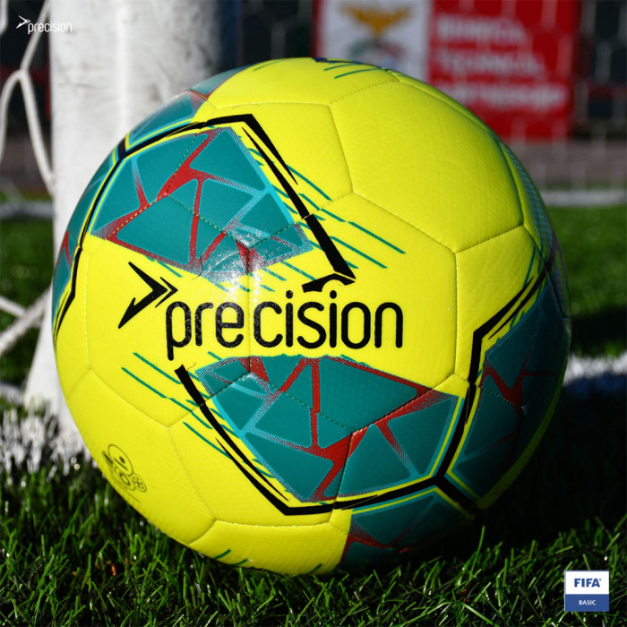  PRF266 Precision Fusion FIFA Basic Football fluo yellow/cyan 