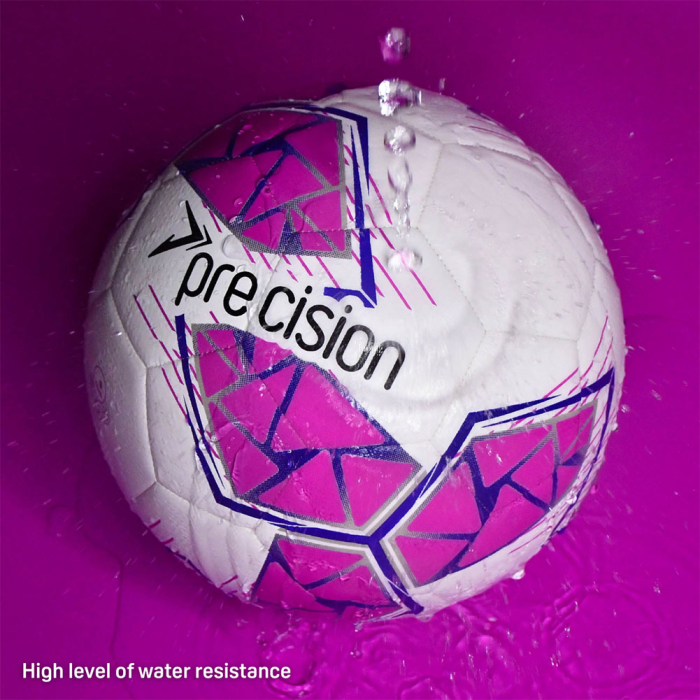 PRF264 Precision Fusion FIFA Basic Football White/Pink