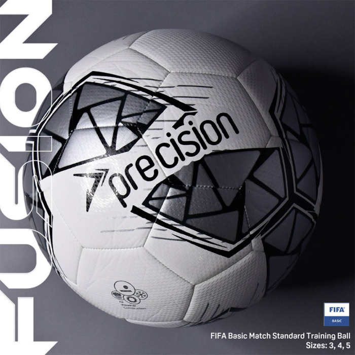  PRF262 Precision Fusion FIFA Basic Football White/Silver/Black 