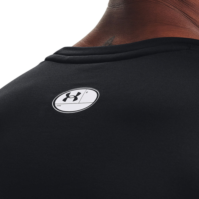 1366068001 Under Armour ColdGear LS Fitted Crew Black