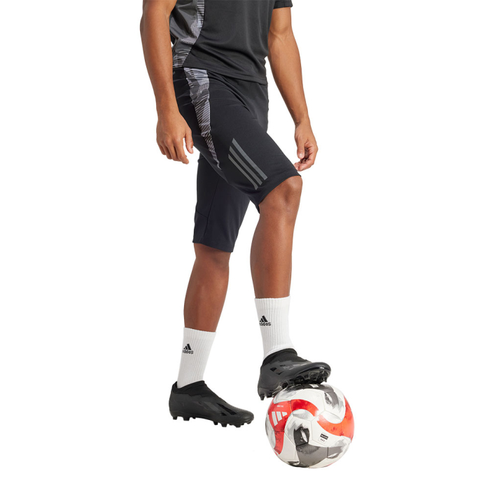 IP1871 adidas Tiro 24 Competition 1/2 Pants (Black/Dark Grey)
