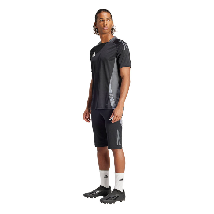 IP1871 adidas Tiro 24 Competition 1/2 Pants (Black/Dark Grey)