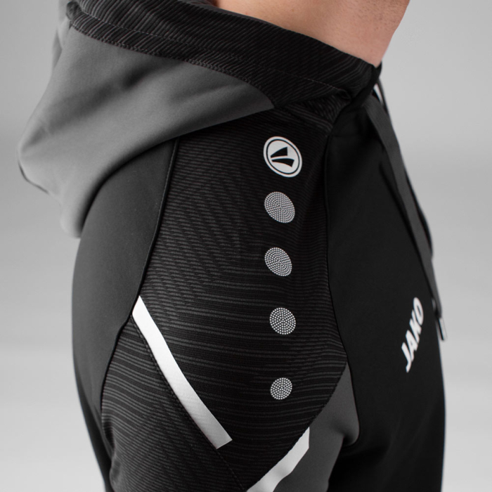 6722-804 JAKO Performance Training Hoodie (Black/Anthracite)