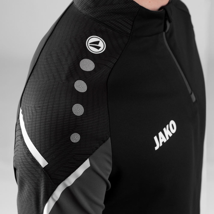 8622-804 JAKO Performance 1/4 Zip Training Top (Black/Anthracite)