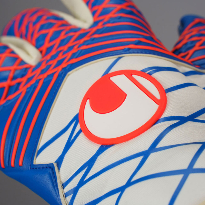 Uhlsport Prediction Ultragrip HN Maignan White/Royal/Fluo Red Gloves