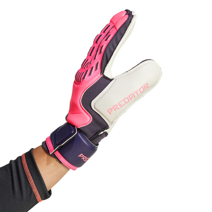 IX3876 adidas Predator Fingersave Junior  Vivid Horizon Turbo / Aurora