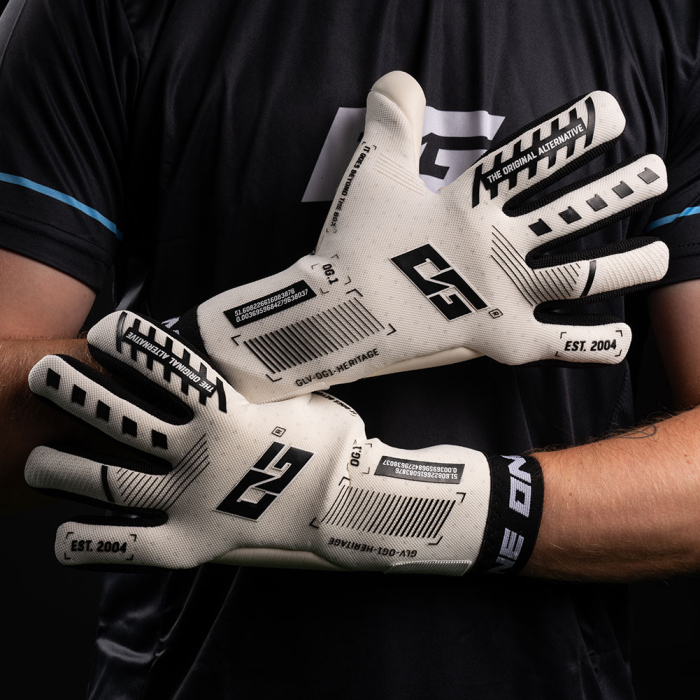 OG1-HERITAGE-NGT ONE OG1 Heritage Negative Goalkeeper Gloves White