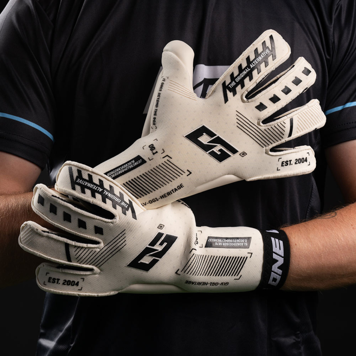 OG1-HERITAGE-HYL ONE OG1 Heritage Hyla Goalkeeper Gloves White