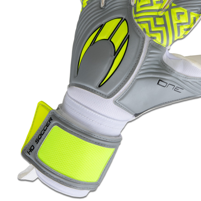  515190 HO Soccer ONE Negative Goalkeeper Gloves silver 