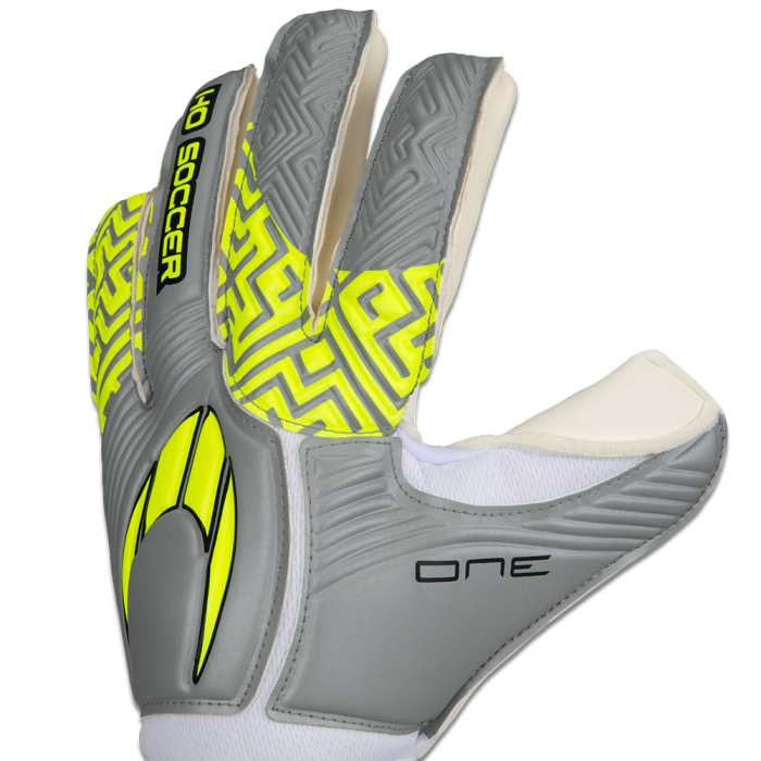  515190 HO Soccer ONE Negative Goalkeeper Gloves silver 