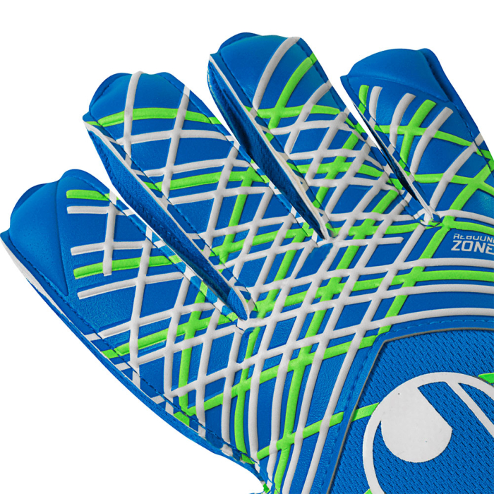 101134101 Uhlsport AquaSOFT Goalkeeper Gloves pacific blue /fluo green