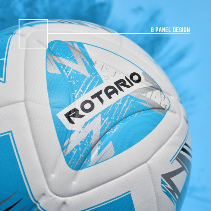 PRF158 Precision Rotario FIFA Quality Match Football white/cyan
