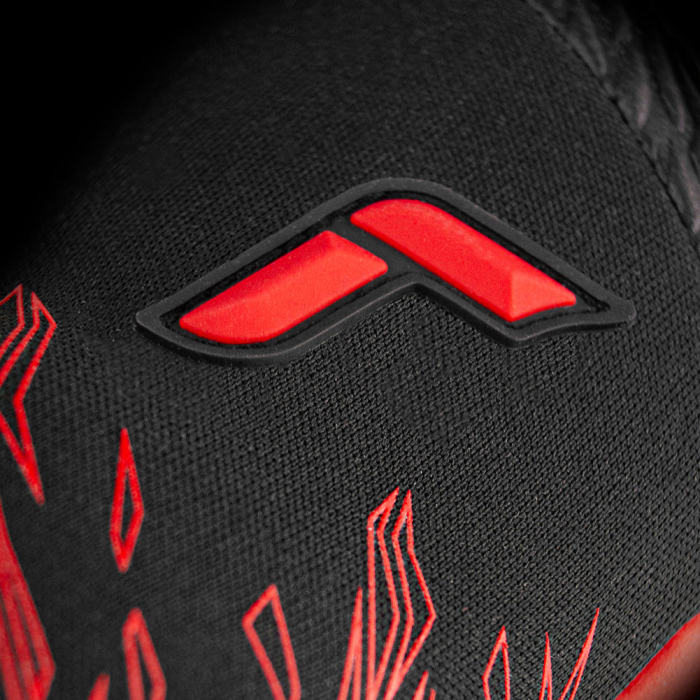 54709567730 Reusch Venomous Gold X Goalkeeper Gloves Black/Fire Red