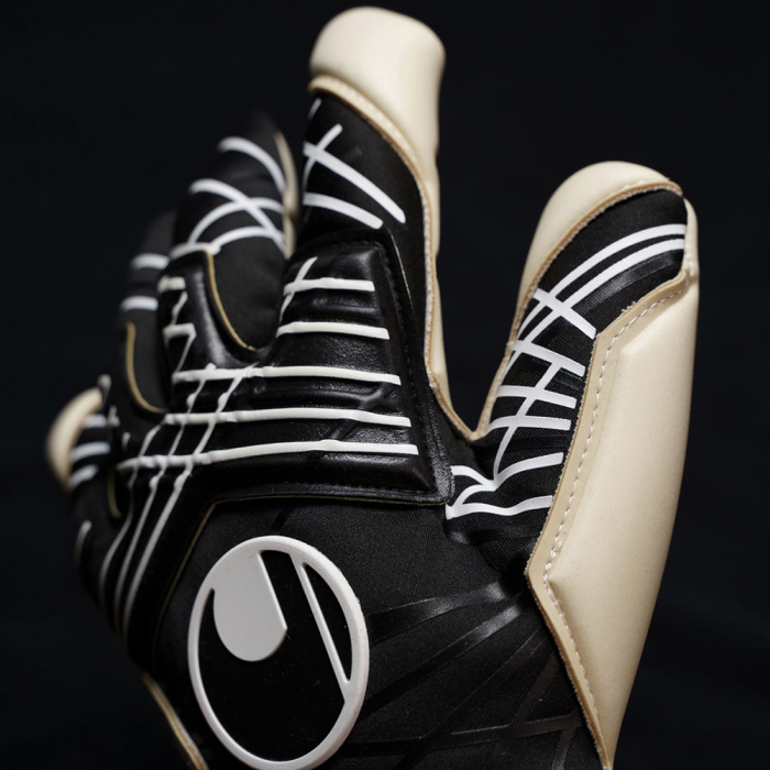 Uhlsport Prediction Absolutgrip SC NITE EDITION Goalkeeper Gloves Blac