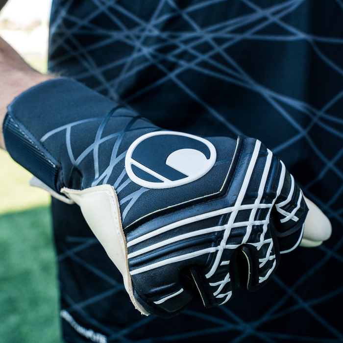 Uhlsport Prediction Absolutgrip SC NITE EDITION Goalkeeper Gloves Blac
