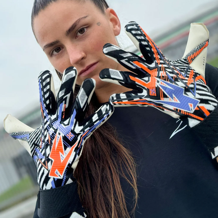 DAZZLE0224 Kaliaaer Z3RO Dazzle Goalkeeper Gloves Orange | Lavender