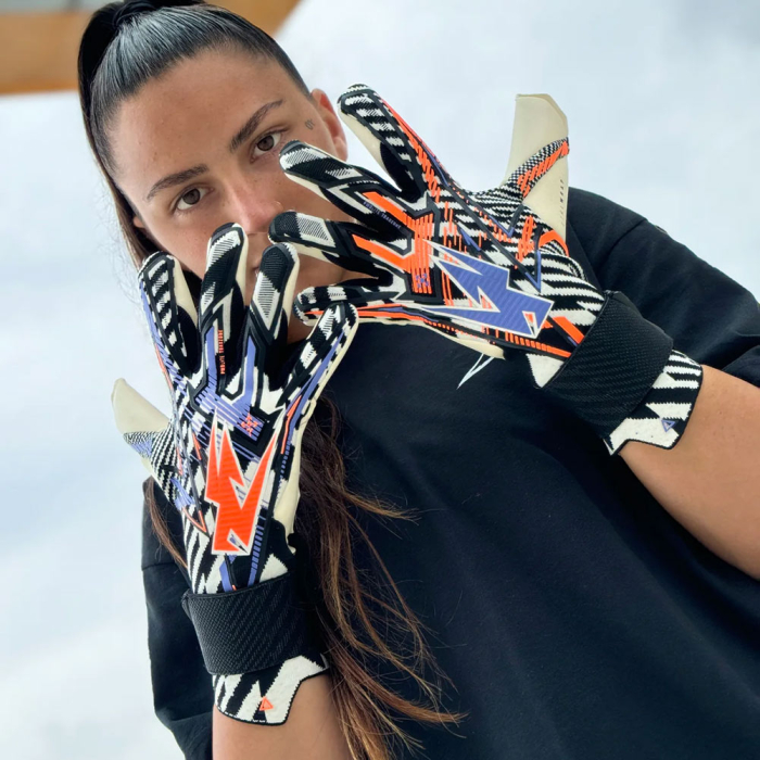DAZZLE0224 Kaliaaer Z3RO Dazzle Goalkeeper Gloves Orange | Lavender