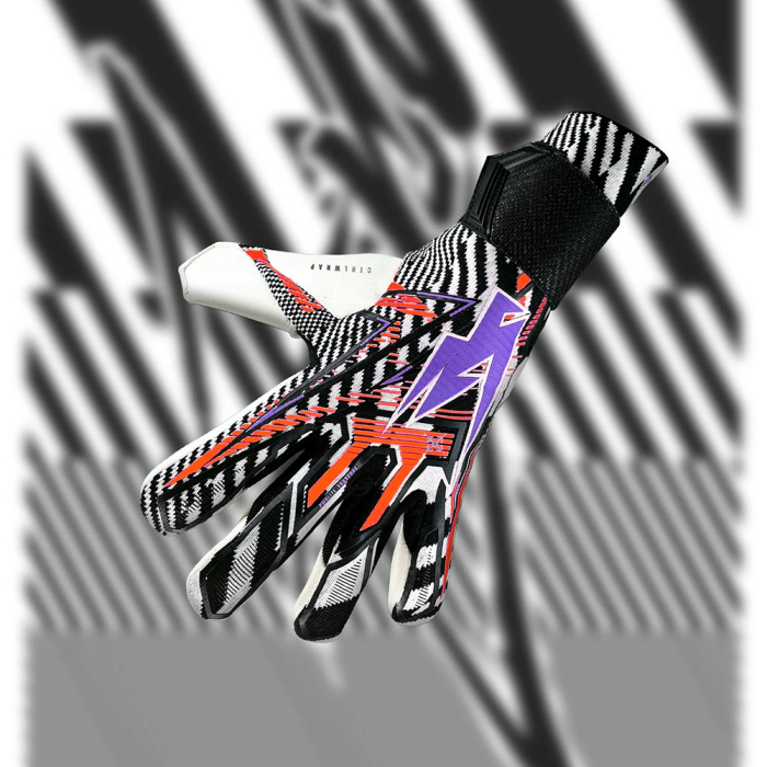 DAZZLE0224 Kaliaaer Z3RO Dazzle Goalkeeper Gloves Orange | Lavender
