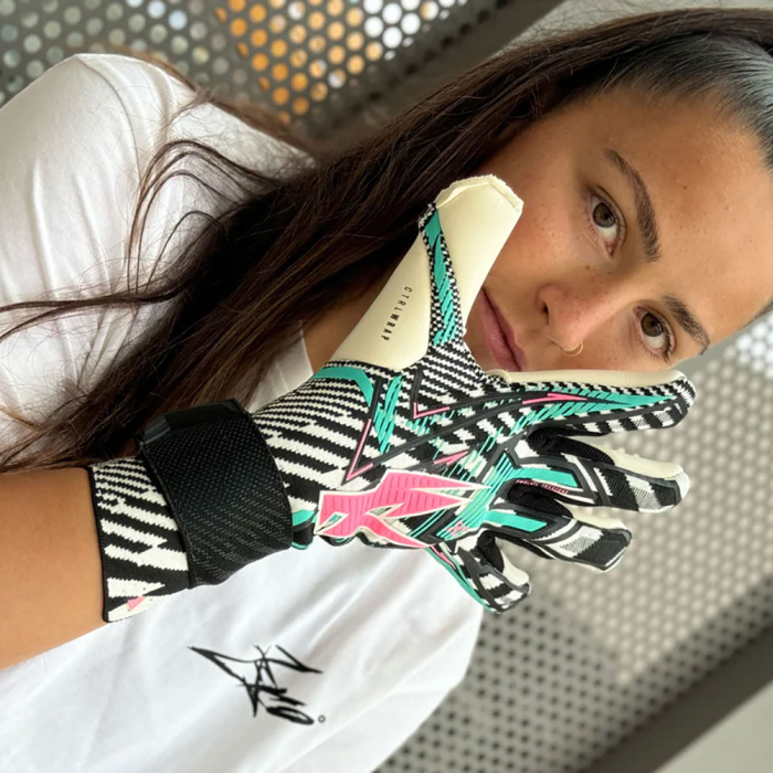 DAZZLE0324 Kaliaaer Z3RO Dazzle Goalkeeper Gloves Pink | Mint