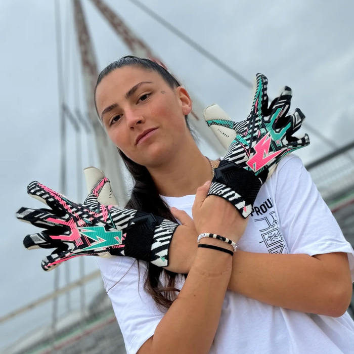 DAZZLE0324 Kaliaaer Z3RO Dazzle Goalkeeper Gloves Pink | Mint