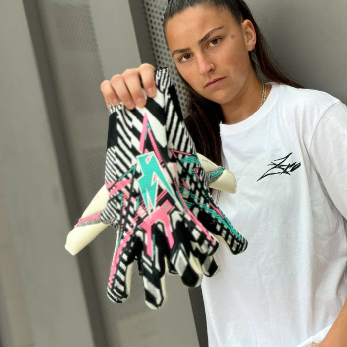 DAZZLE0324 Kaliaaer Z3RO Dazzle Goalkeeper Gloves Pink | Mint