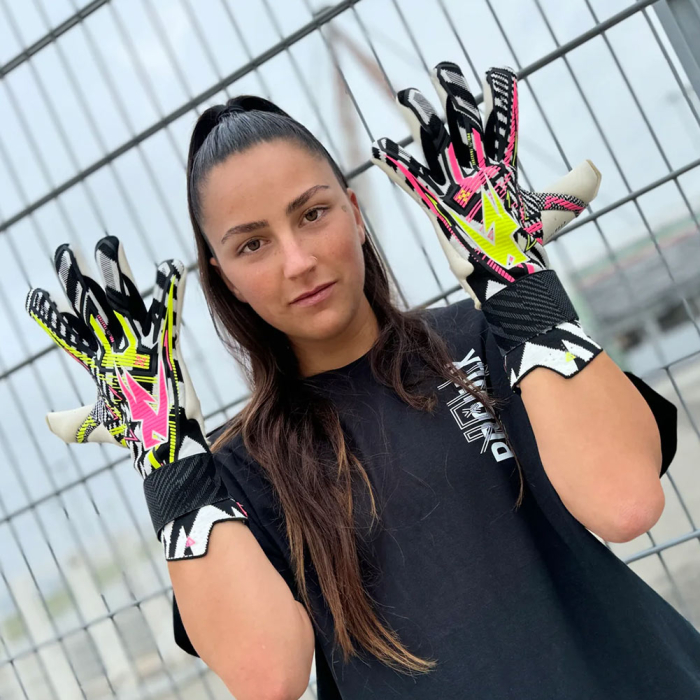 DAZZLE0124J Kaliaaer Z3RO Dazzle Junior Goalkeeper Gloves Pink | Fluo 