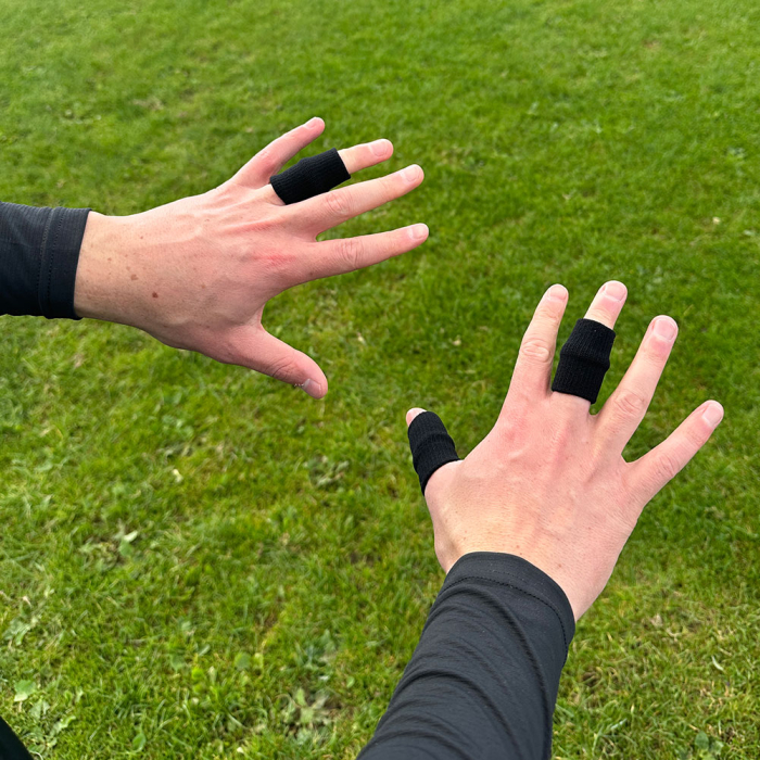 Keeper iD Goalkeeper Finger Wraps (Black) Finger Support Wraps