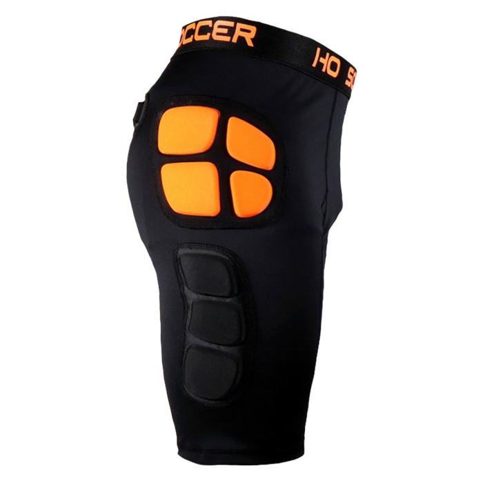 505599 HO Soccer Impact Shield Padded Under Shorts Black / Orange