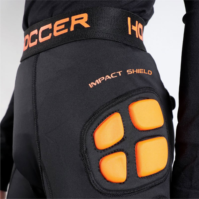 505598 HO Soccer Impact Shield Padded Junior Under Shorts Black / Oran