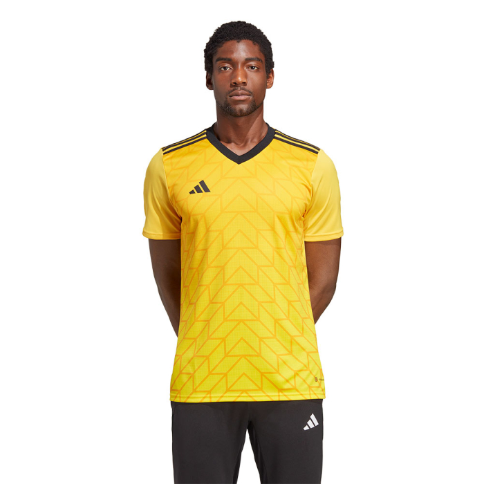  IC1253 adidas Team Icon SS Goalkeeper Shirt Junior Yellow 