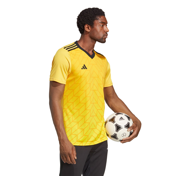  IC1253 adidas Team Icon SS Goalkeeper Shirt Junior Yellow 