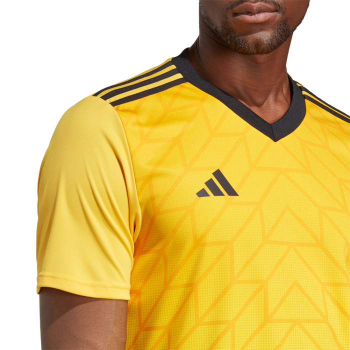  IC1253 adidas Team Icon SS Goalkeeper Shirt Junior Yellow 
