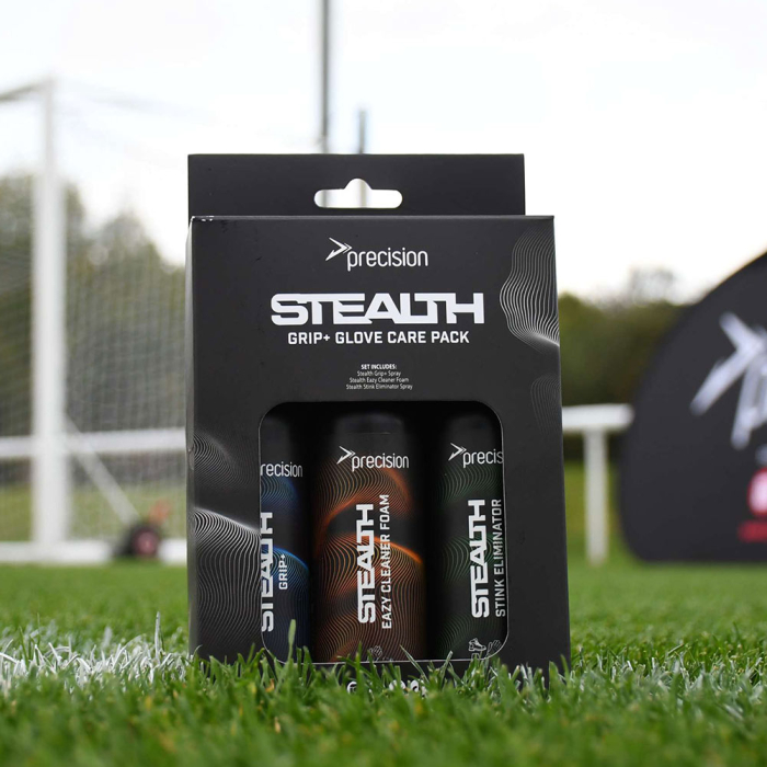 PRG963100 Precision Stealth Grip+ Goalkeeper Glove Care Bundle Pack