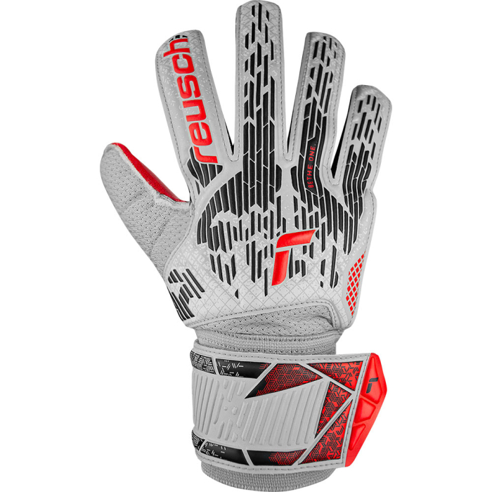 Reusch Attrakt Grip Hypermoon Junior Goalkeeper Gloves Vapor Grey / Re