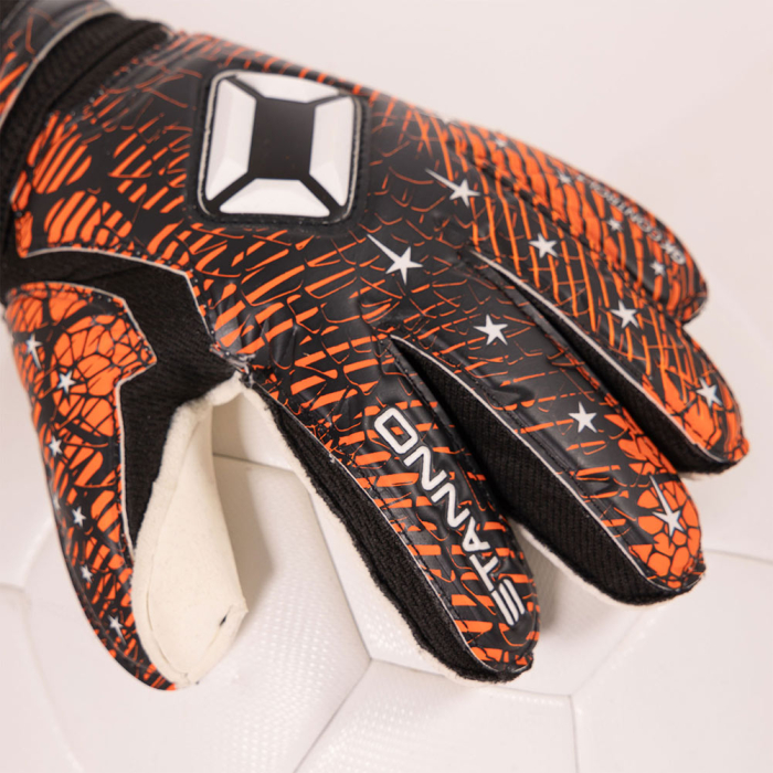 4814123800 Stanno Control+ Snake Junior Goalkeeper Gloves Orange/Black