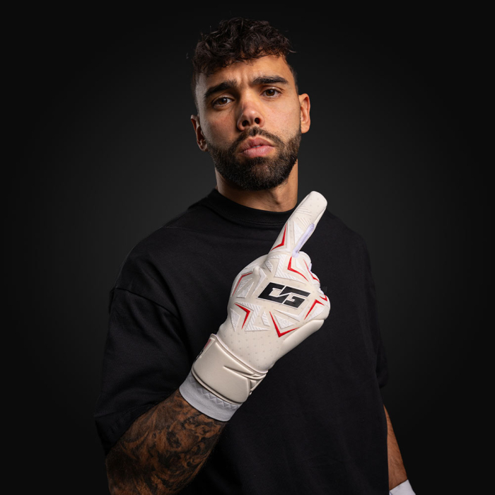 OG1-TYPE-RJ ONE OG1 Type-R David Raya Junior Goalkeeper Gloves White/R