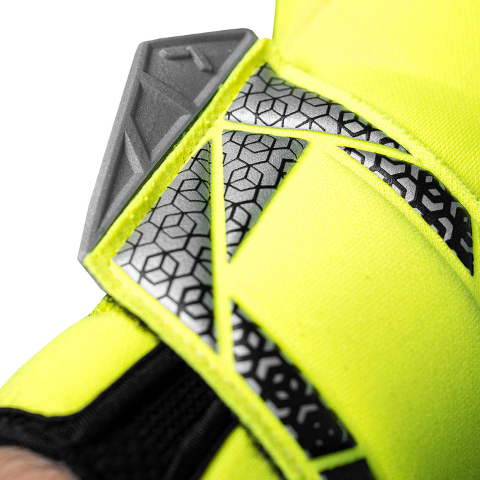 Reusch Attrakt Fusion Guardian Goalkeeper Gloves Safety Yellow/Black