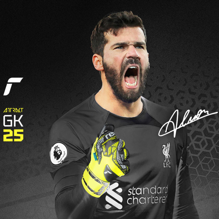 Reusch Attrakt Duo Evolution (Alisson model) Goalkeeper Gloves Safety 