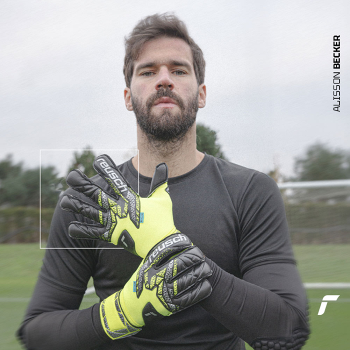 Reusch Attrakt Duo Evolution (Alisson model) Goalkeeper Gloves Safety 