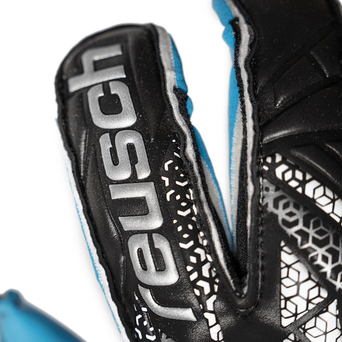 Reusch Attrakt Aqua Evolution Goalkeeper Gloves white/black/aqua