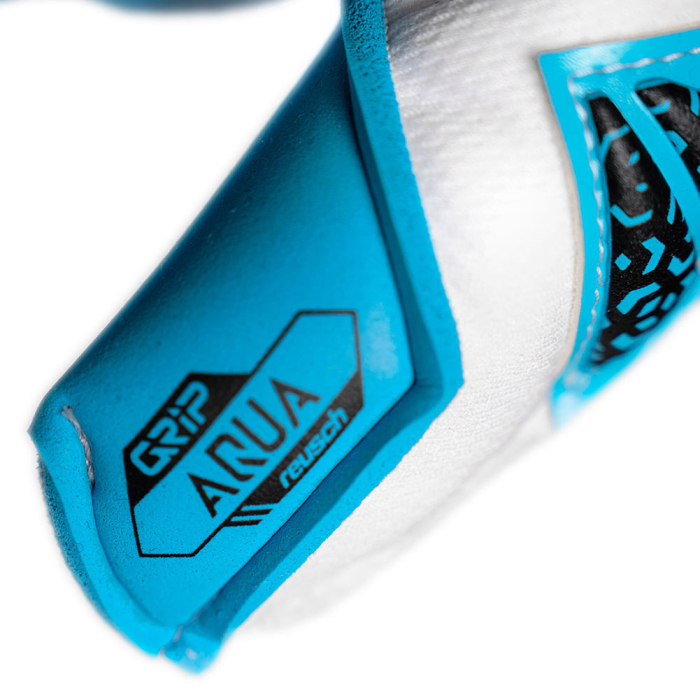 Reusch Attrakt Aqua Evolution Goalkeeper Gloves white/black/aqua