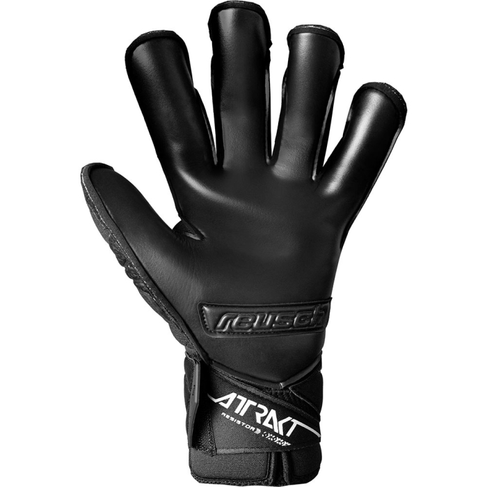 55707457700 Reusch Attrakt Infinity Resistor Goalkeeper Gloves Black