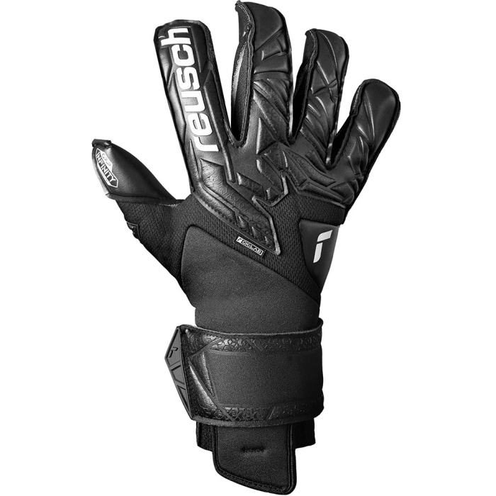 55707457700 Reusch Attrakt Infinity Resistor Goalkeeper Gloves Black