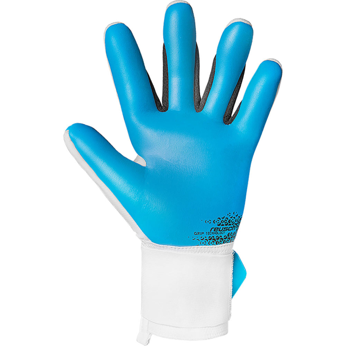 55704391126 Reusch Attrakt Freegel Aqua Goalkeeper Gloves white/aqua b