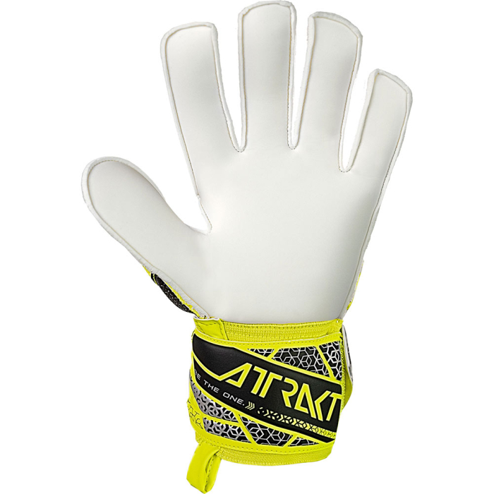 55705152014 Reusch Attrakt Solid Goalkeeper Gloves Safety Yellow/Black