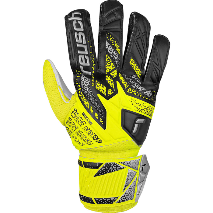 55705152014 Reusch Attrakt Solid Goalkeeper Gloves Safety Yellow/Black
