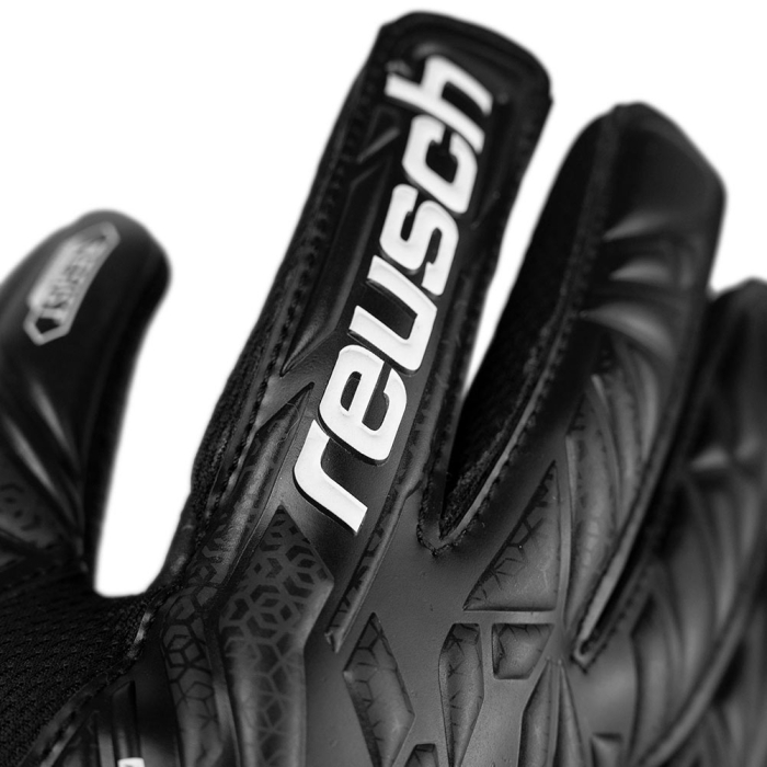 55726157700 Reusch Attrakt Resist Junior Goalkeeper Gloves Black