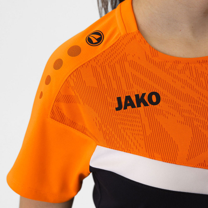 6124-807J JAKO ICON GK Jersey SS Junior black/orange