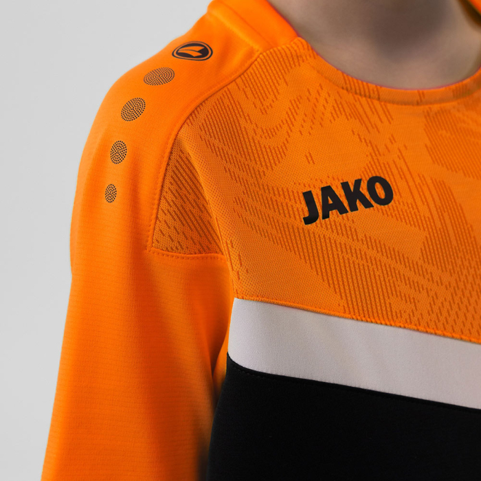 6124-807J JAKO ICON GK Jersey SS Junior black/orange