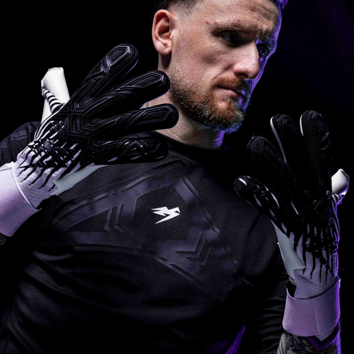 Kaliaaer RE:GEN SL ShokLock Goalkeeper Gloves white/black/purple